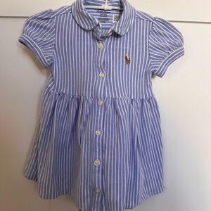 Ralph Lauren Blue Striped Dress